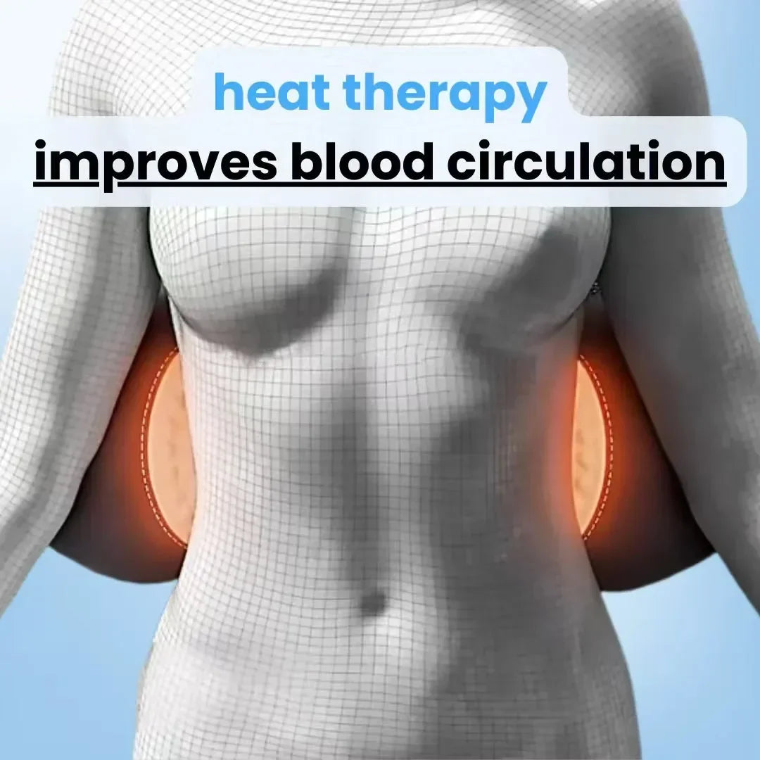 3-in-1 Heat Vibration for Back Pain Relief Lower Back Massage Pillow