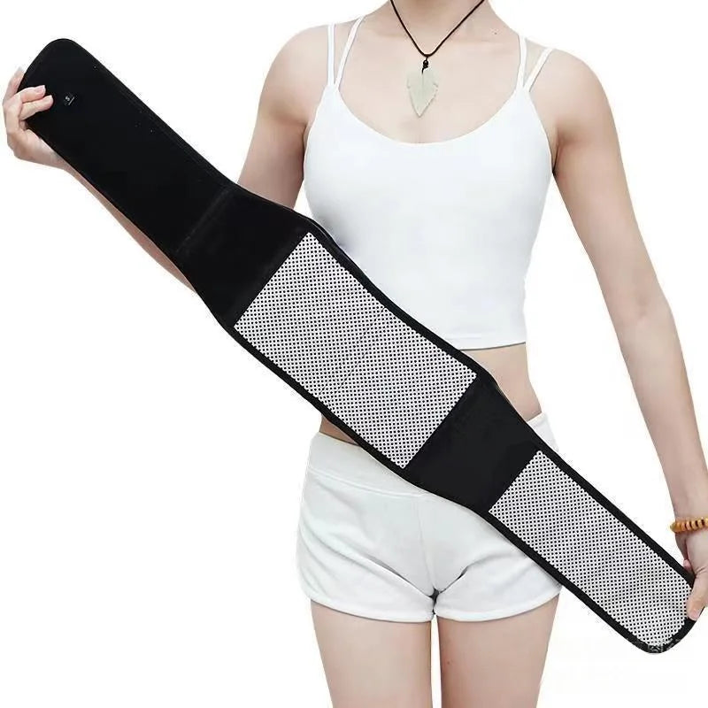 Therapy Back Waist Support Belt Massage Magnetic Adjustable Self-Heating
